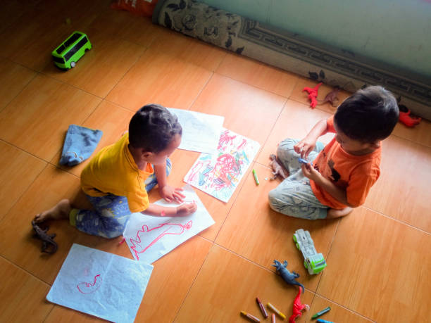 Creative Moments: Children at Play with Colors