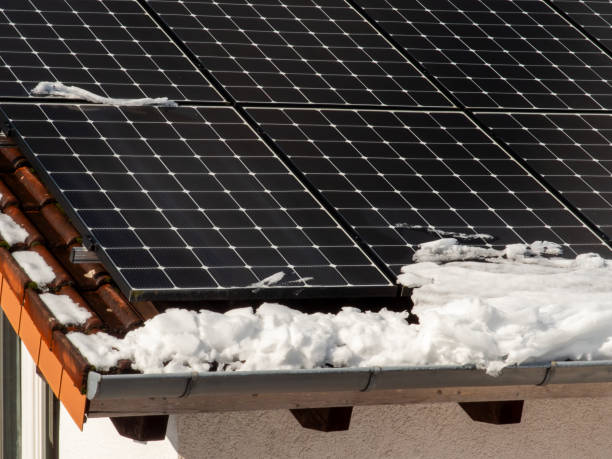 istock Residential Solar Panels in Winter 2021732865