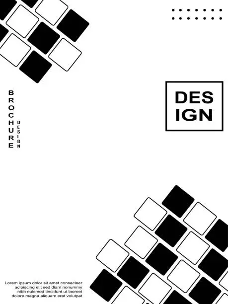 Vector illustration of Flyer Design. Modern poster magazine, layout, template.