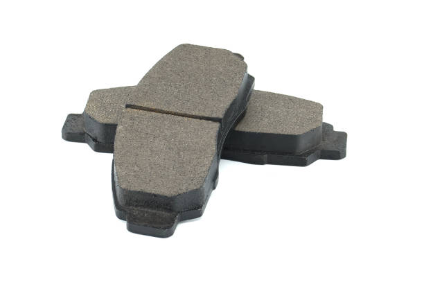 istock Brake pads isolated on white background 2021806823