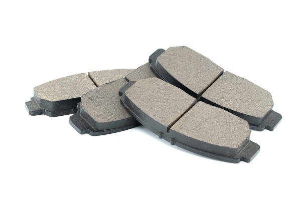 istock Brake pads isolated on white background 2021806826