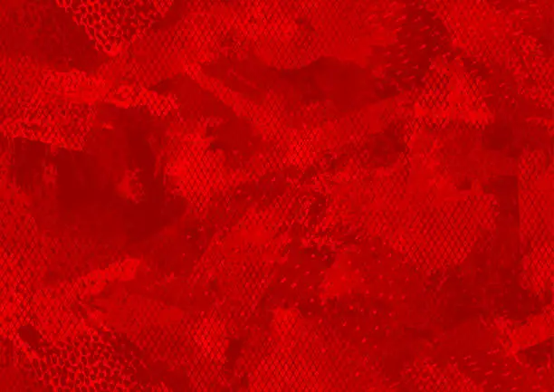 Vector illustration of Seamless red grunge texture background vector