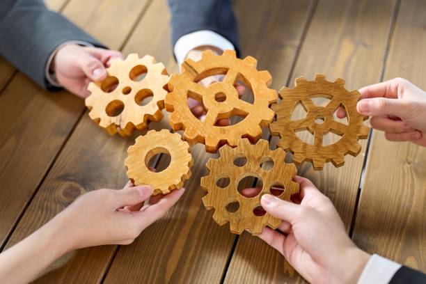 istock Business person with multiple gears 2021909838