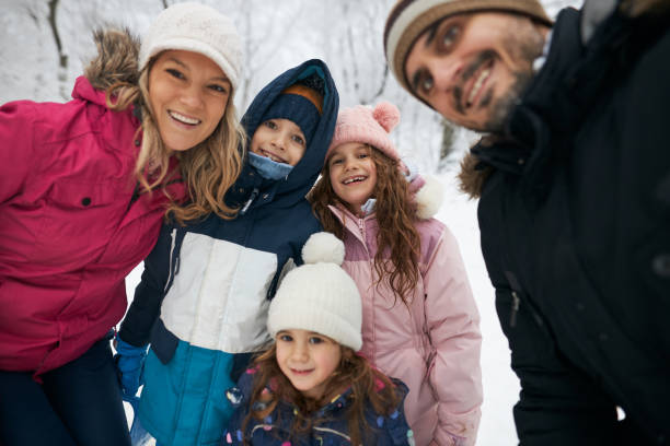 istock Family selfie on winter day 2022019798