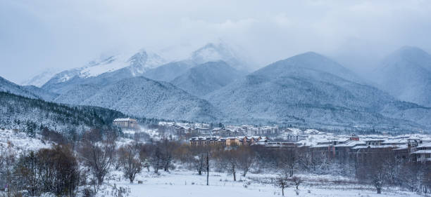 istock Bansko town in Pirin National Park after snowfall 2022028276