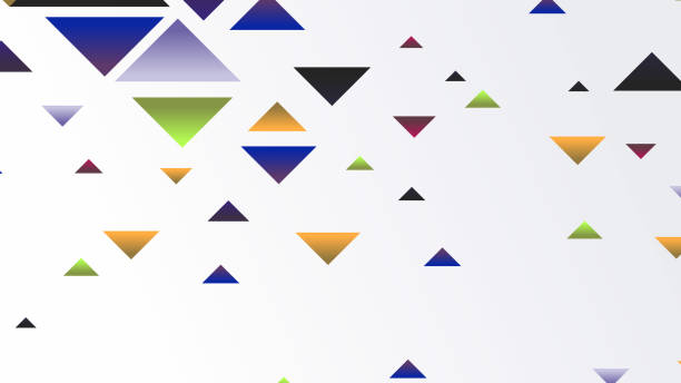 abstract geometric shapes background with triangle - 7911 stock illustrations