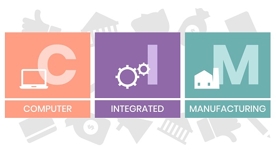 Computer Integrated Manufacturing Lab Cim Computer Integrated Manufacturing Stock Illustration - Download ...