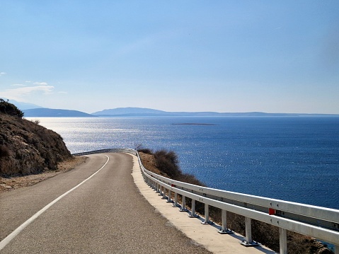 Bergstraße nach Stara Baška - Insel Krk - Dalmatien