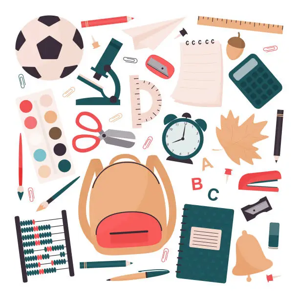 Vector illustration of back to school