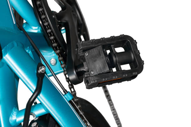 fahrradpedal aus kunststoff. - bicycle frame stock-fotos und bilder