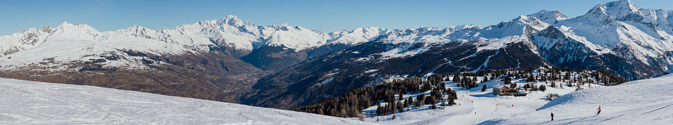 Peak in the Polish Tatras Mnich in winter.