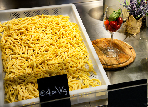 Homemade fresh italian pasta