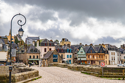 AURAY AND SAINT GOUSTAN HARBOUR Morbihan french Britanny