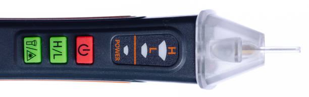 Pen type digital multimeter with non-contact voltage indication
