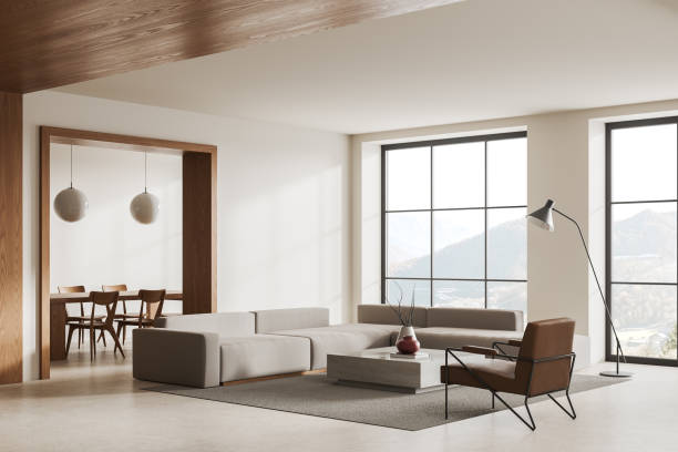 istock White and wooden living room corner with sofa 2022400059