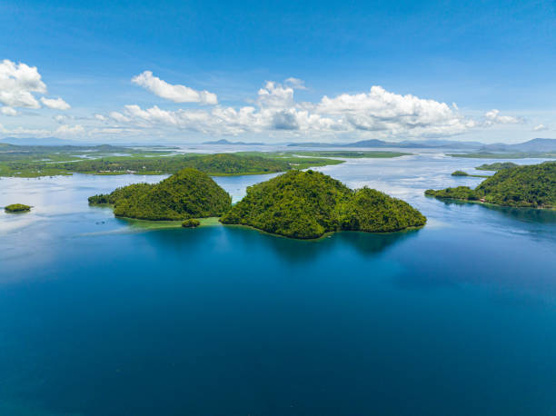 istock Seascape: Tropical Island in blue sea. Philippines. 2022524637