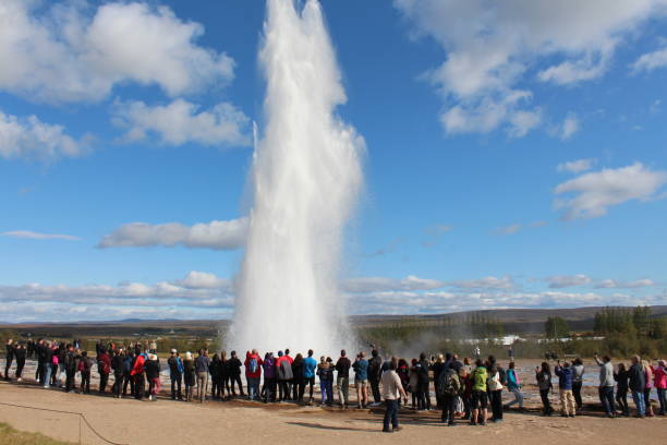 istock Iceland adventure - Strokkur geyser 2022543169