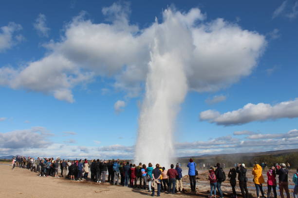 istock Iceland adventure - Strokkur geyser 2022543670