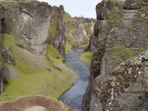 istock Iceland adventure - Rocks near Skogafoss waterfall 2022614088