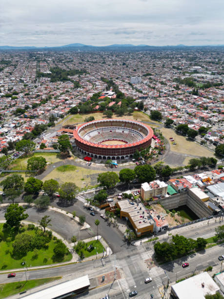 istock A Majestic View: Bullring Nuevo Progreso from Above in Guadalajara 2022644489
