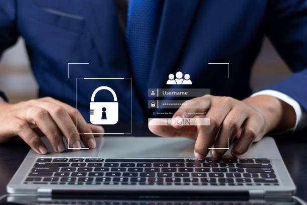 istock Cyber security concept, User enters password to login to privacy and protect personal data, Secure technology, Secure access to internet information, Business and person confidentiality. 2022665295