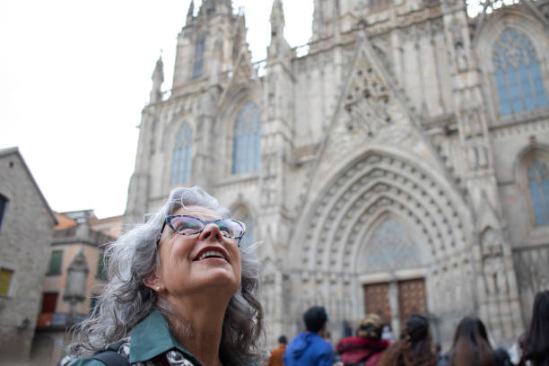 On vacation in Barcelona, Spain