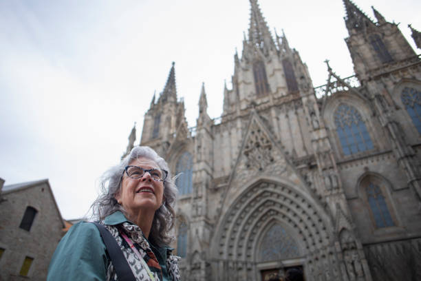 On vacation in Barcelona, Spain