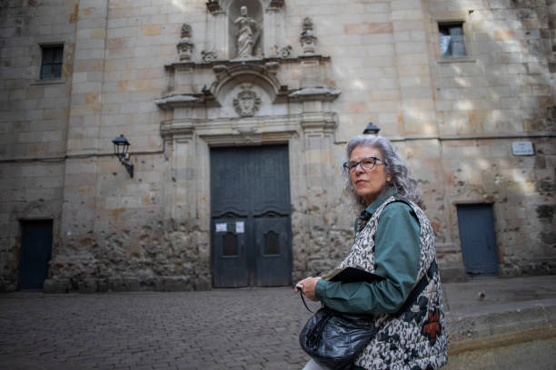 istock Senior woman on a trip 2022718403