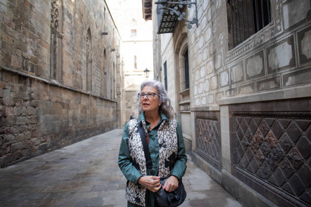istock Senior woman on a trip 2022723286