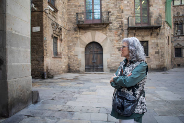istock Senior woman on a trip 2022738179
