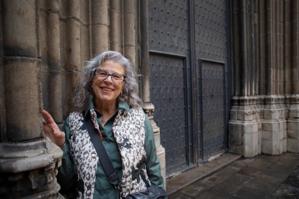 istock Senior woman on a trip 2022742995