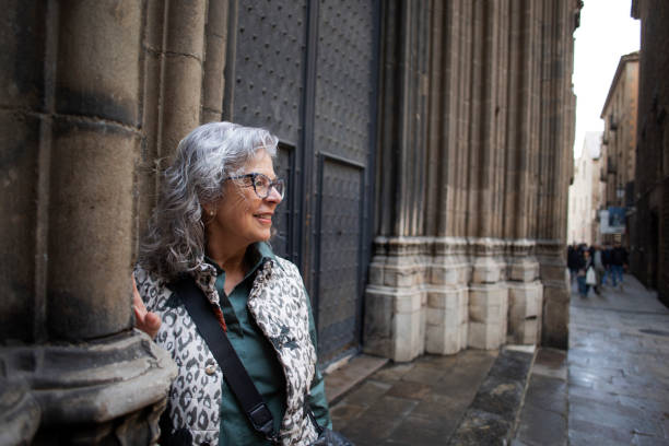 istock Senior woman on a trip 2022744082