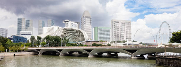 istock Singapore River Cityscape Panorama Jubilee Bridge 2022806288