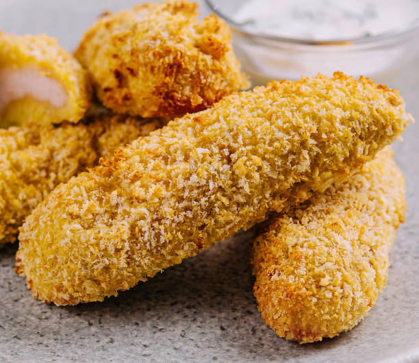 istock Chicken golden nuggets in plate 2022819240