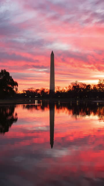 Washington Monument sunrise