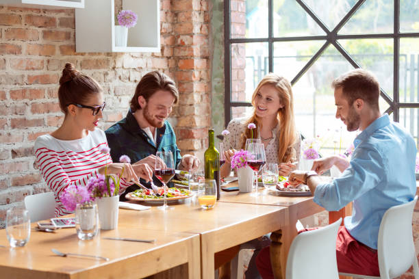 istock Friends having lunch in the restaurant 2022863088