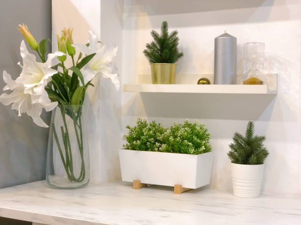 istock A warm home kitchen is decorated with cooking utensils and spices for cooking. Placed on the shelf, it looks beautiful and simple. 2022870032