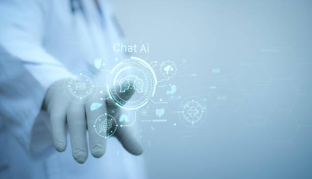 istock Medical worker touch virtual medical revolution and advance of technology Artificial Intelligence,AI Deep Learning for medical research,Transformation of innovation and technology for future Health 2022902902