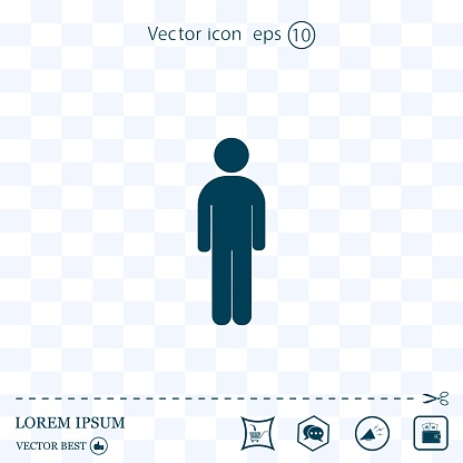 Man - vector icon