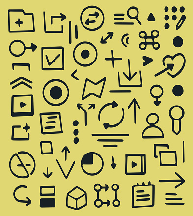 Line Sketch Icons for Documents