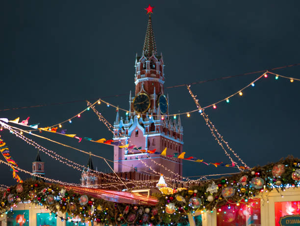 istock Fair on Red Square and Spasskaya Tower 2022947295