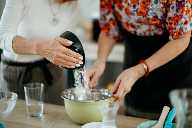 istock Two friends prepare the dough 2022956949