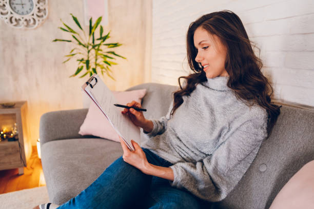 istock A business woman working at home 2022989191