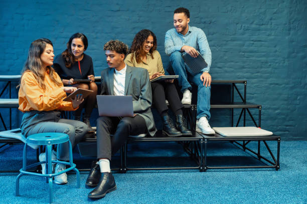 diverse business team in meeting