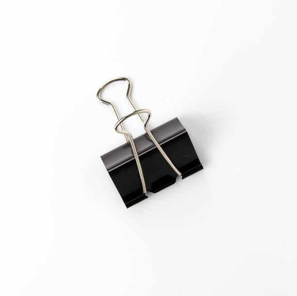 istock A Black Paper clips isolated on isolated white background 2022997721