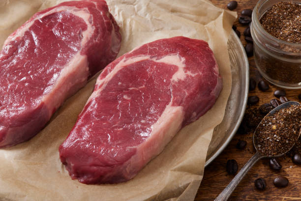 istock Preparing Coffee Dry Rubbed Boneless Rib Eye Steaks 2023005904