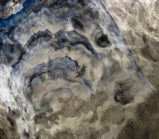 istock Closeup of a mountain wall in different colors. 2023032385