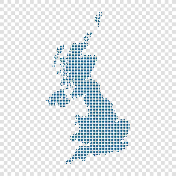 united kingdom map - flag welsh flag northern ireland flag republic of ireland stock illustrations