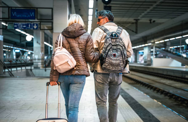 istock Mature couple at subway station 2023077338