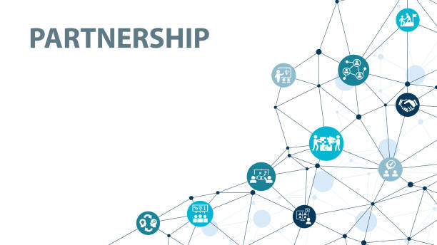istock Partnership concept. Chart with keywords and icons. Strategic Partnership. vector illustration EPS 10 2023149395